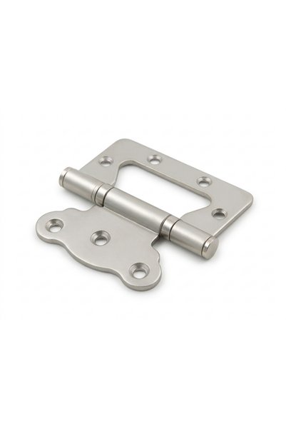 Generic Brand Steel Non-Directional Butterfly Door Hinge 10 cm X 2mm Satin 1 Piece