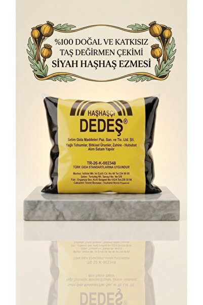 dedeş Siyah Haşhaş Ezmesi 500 gr