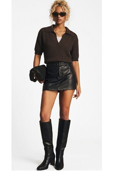 AÇELYA TEKSTİL Polo Collar Half Sleeve Women's Knitwear "Soft Color • Strong Style" "Comfortable • Modern • Feminine"