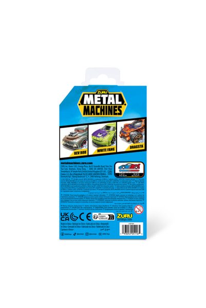 Metal machines Σετ 3 μεταλλικών μοντέλων αυτοκινήτων 67101 Σειρά 4 με αλλαγή ...