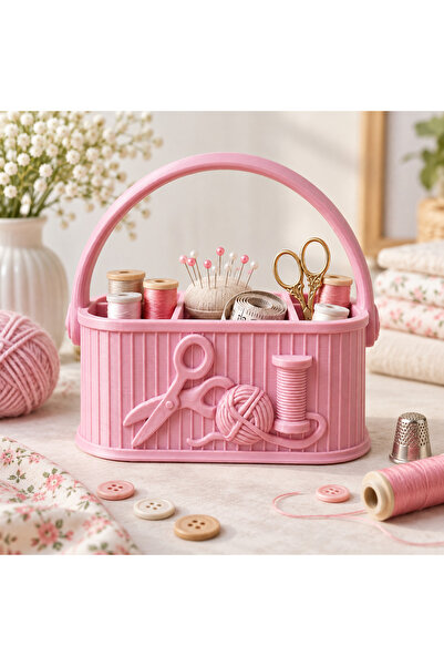 Generic Brand Sewing Supplies Organizer – Compartmentalized Organizer Box wit...