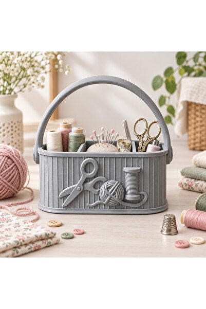 Generic Brand Sewing Supplies Organizer – Compartmentalized Organizer Box wit...