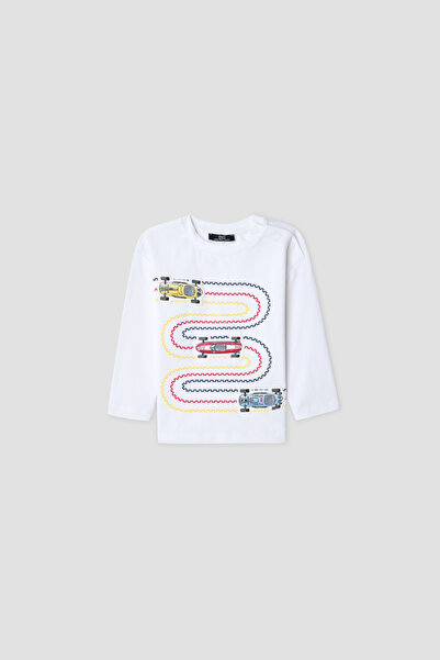 B&G Baby Boy White Tshirt