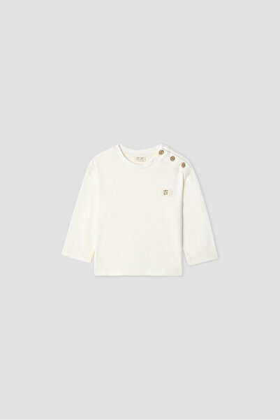 B&G Baby Boy Ecru Tshirt