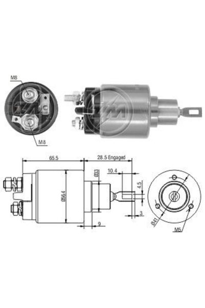 ZM 2573 12V Wosvogen Transporter E.m (SNLS273C)