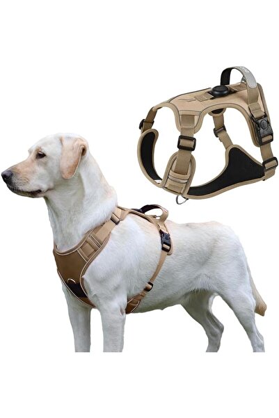 TERRIFI Dog Harness with Airtag Holder, No-Pull Tactical Service Dogs Vest wi...
