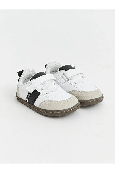 LC Waikiki Lcw Steps White Lace and Velcro Baby Girl Sneakers