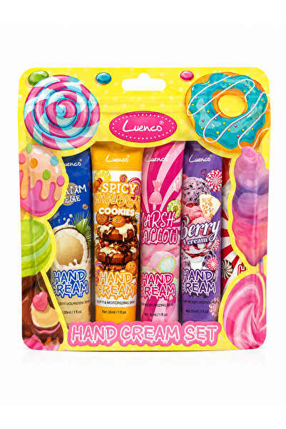LUENCO Set of 5 candy hand moisturizing creams 30gr each