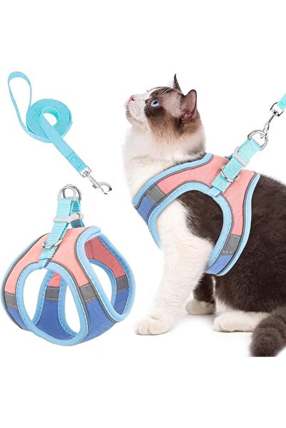 HASTHIP Cat Harness and Leash for Walking, Escape-Proof Cat Belt with Safety ...