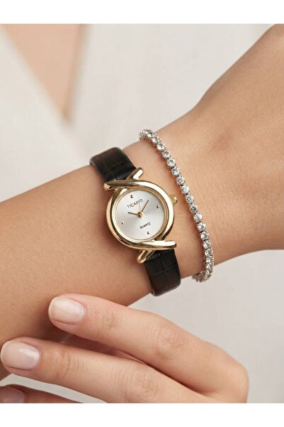Feronnucci Women's Wristwatch Puleather Bracelet Gift Stylish Elegant White C...