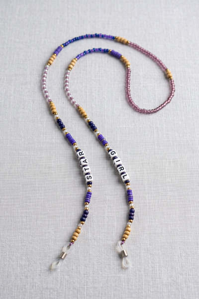 PETEK AKSESUAR Handmade Girl Bead Fimo Glasses Chain