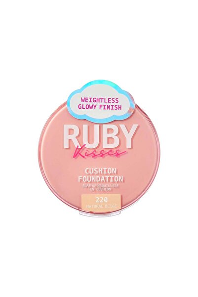 Ruby Kisses Кушън компактен фон дьо тен, Бежов, 15 гр.