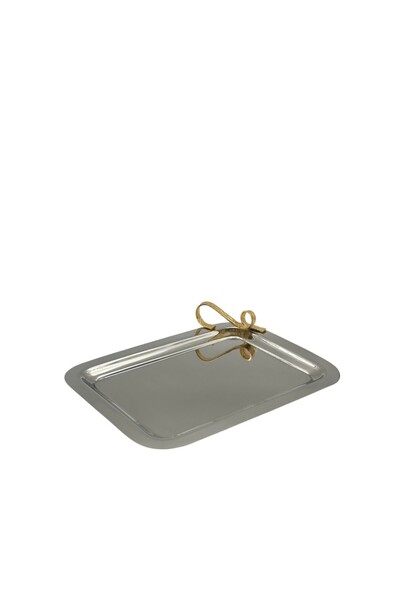 B&D Steel Rectangle Serving Tray 41x31CM – Durable Kitchen and Dining Tray fo...