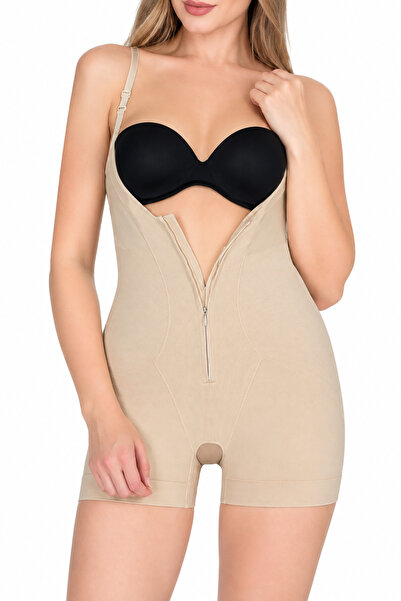 Jusmart Agrafl Thick Strap Short Leg Badi Corset |   Firming and Lifting Stru...