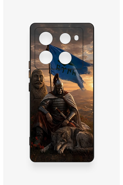 Vip Case Infinix Note 40 Pro Compatible Kıpçak Military Patterned Silicone Case