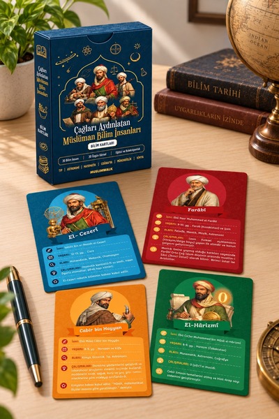 MuslimWalk Miras – Müslüman Bilim İnsanları – Kart Seti