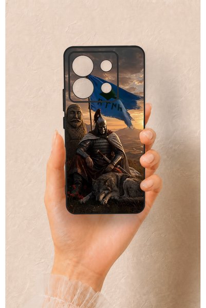 Vip Case حافظة سيليكون متوافقة مع هاتف Redmi Note 13 Pro 5G بنمط عسكري