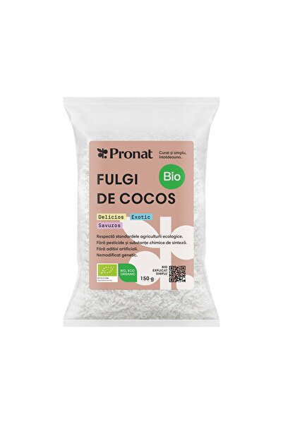 Pronat Fulgi de cocos organici, 150 g