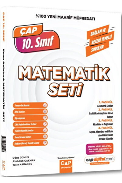 Çap Yayınları 10. Sınıf Matematik Maarif Model Set