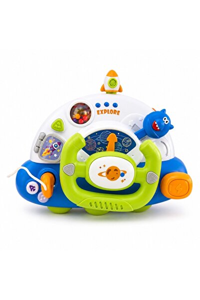 LEIBOO Interactive Steering Wheel for Babies, Sensory Toy with Lights, Sounds...