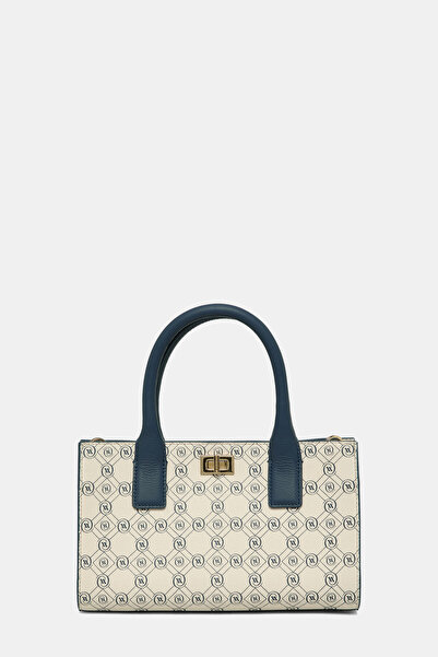 Vakko BEYAZ MONOGRAM ÇANTA