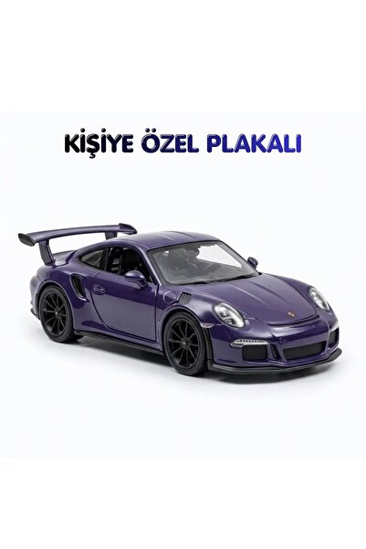 bebeym Porsche 911 GT3 Metal Araba - Mor