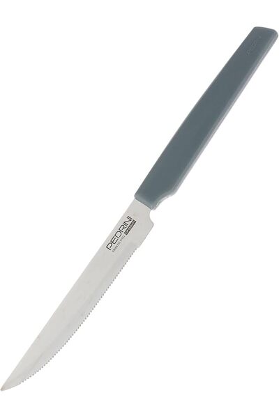 Pedrini 04GD272 Stainless Steel Kitchen Knives 6-Pieces Set, Dark Grey