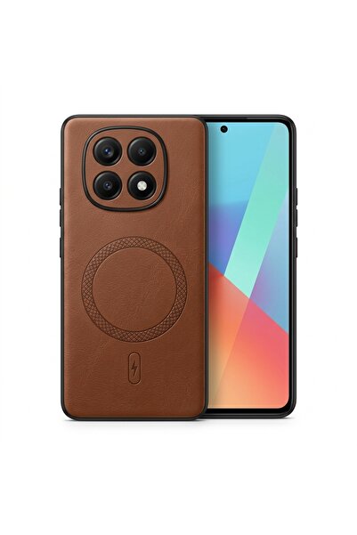 Nezih Case Redmi Note 15 Pro 4G ile Uyumlu Kamera Korumalı Suni Deri Manyetik...