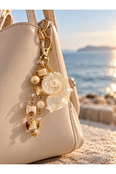 SUN AURA CHARM | Doğal Taş El Yapımı Çanta Charmı