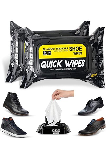 Generic 2-Pack 60 Pcs Sneaker Cleaning Wipes مناديل الأحذية - Quick-Dry Shoe ...