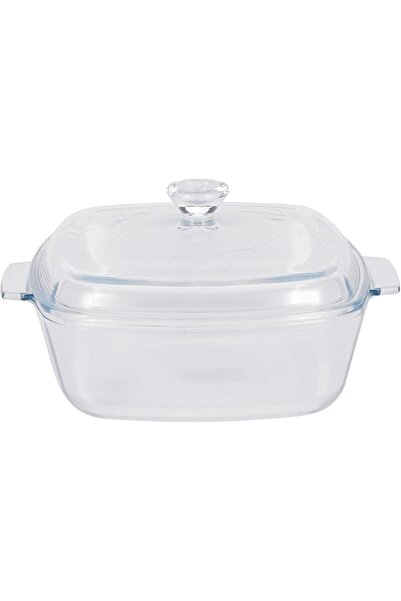 ROYALFORD 1.5L Glass Baking Dish With Lid RF12200 - Oven Safe Roasting Tray, ...