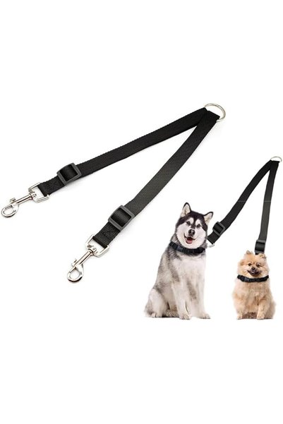 SAHENITEANA Adjustable One-Piece Dual Pet Training Harness, Dual Pet Training...