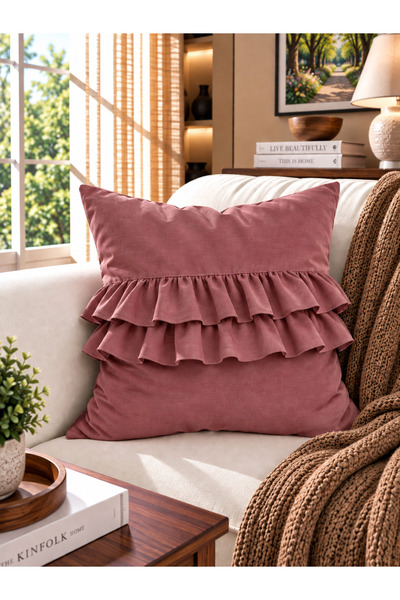 Decamor home غطاء وسادة بتصميم اللؤلؤ من طراز جول كورسو