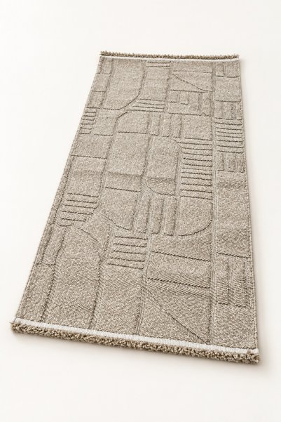 Desenli Sisal Yıkanabilir Dekoratif Halı
