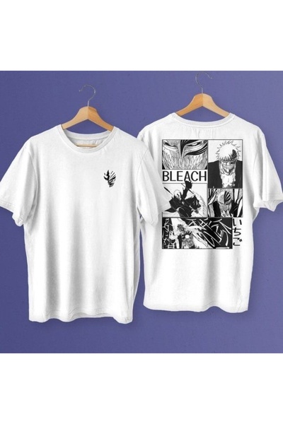Vordevia Tricou supradimensionat din bumbac cu imprimeu Bleach