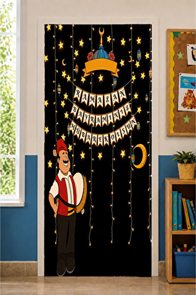 PROMISEBACKDROP2 190x75cm Decor de ușă elastic pentru săli de clasă, Ramadan ...