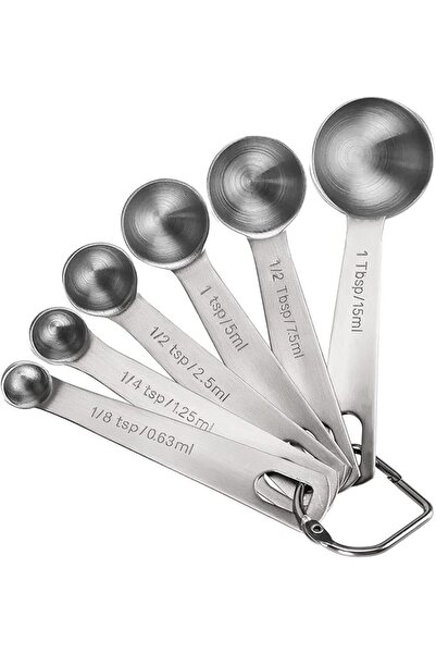 X SPRING Measuring Spoons Set, 6 Set Premium Stainless Steel Measuring Spoons...