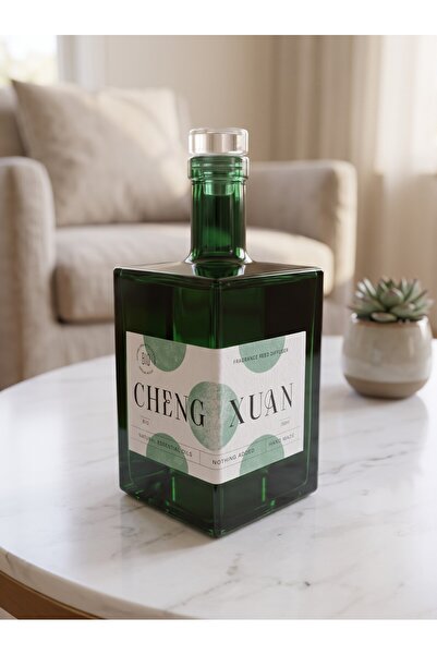 Generic Brand فواحة أعواد CHENG XUAN الزجاجية الزمردية – انتعاش الطبيعة بأسلو...