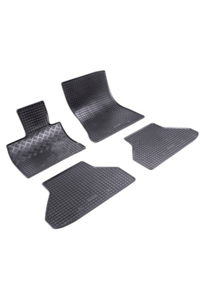 Rigum Λαστιχένια πατάκια αυτοκινήτου BMW X5 E70 2007-2013, 4 τεμάχια, μαύρα