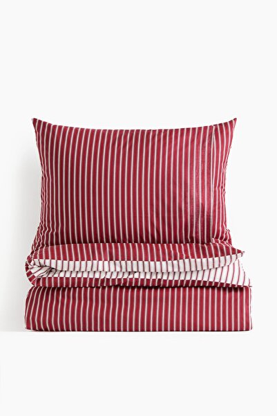 H&M Çizgili Çift Kişilik/King Size Nevresim Takımı