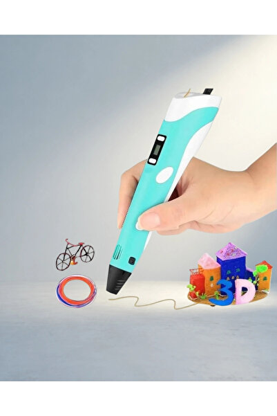 MEKs Ergonomik 3D Yazıcı Kalem Abs Pla Filament Uyumlu
