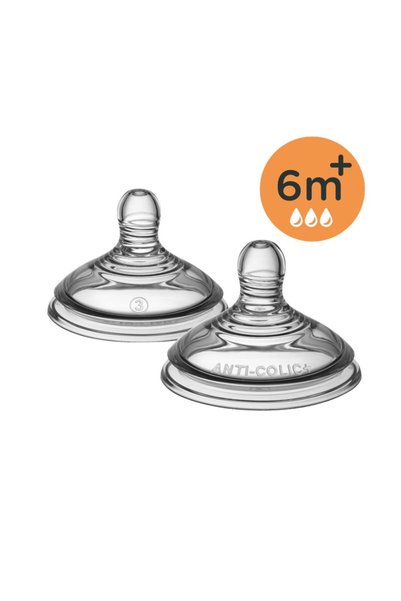 tommee tippee Θηλές Σιλικόνης Μεγάλης Ροής 6μ+ Tommee Tippee - Προηγμένες Αντ...