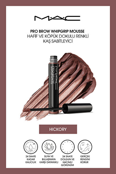 M.A.C Pro Brow Whipgrip Mousse Hafif ve Köpük Dokulu Renkli Kaş Sabitleyici -...