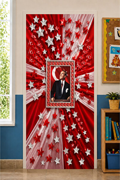 PROMISEBACKDROP2 190x75cm Ελαστική διακόσμηση πόρτας σχολικών αίθουσας διδασκ...