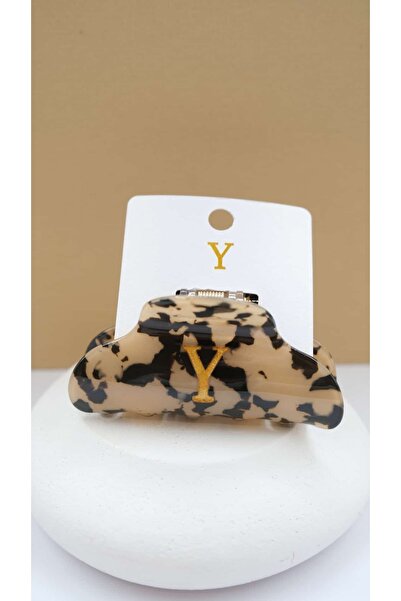 Jerie Leopard Pattern Lettered Acrylic Latch Buckle
