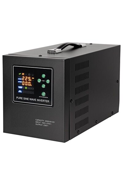 OEM UPS sinus pur pentru centrale termice/Boilere, 2000 VA/1200 W, pentru bat...