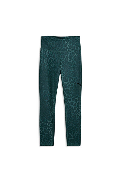 Puma Tad Essential Sptted High Waist 7/8 Kadın Yeşil Günlük Stil Tayt 52851569
