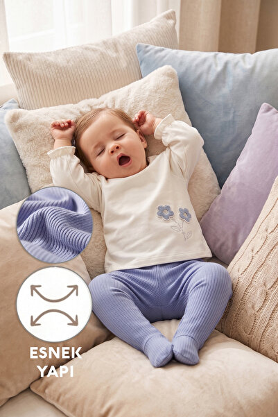 Bebetto Two-Piece Sweat Suit (Grow) Blue