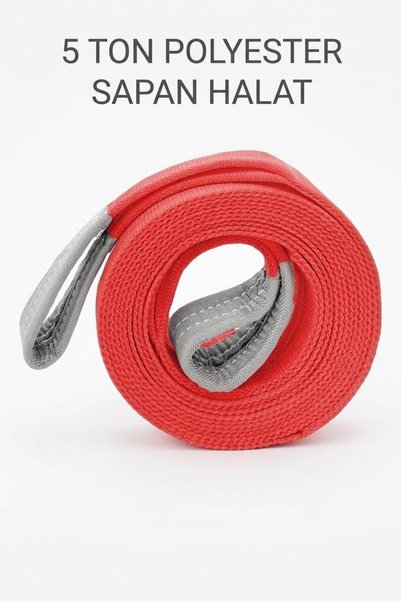 MaySafe Polyester Sapan Halat 5 TON - 5 METRE // 6:1 KALİTE CE BELGELİ / Gözlü Yük Taşıma Halatı