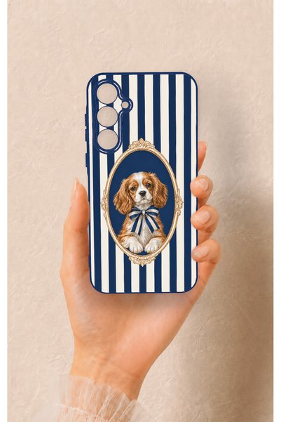Vip Case Samsung A35 Compatible Cute Dog Pattern Silicone Case